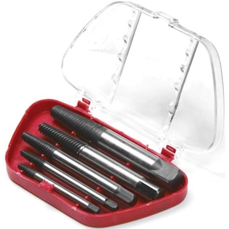 Performance Tool 5-Pc Screw Extractor Set Extractor Set-S, W2965 W2965